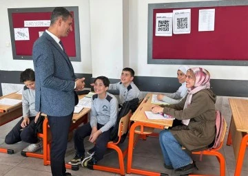 Milli Eğitim Müdürü okul ziyaretlerini sürdürüyor