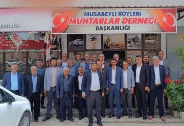 Musabeyli Muhtarlar Dernek Başkanlığına Ahmet Şahin seçildi
