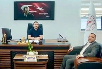 MÜSİAD Başkanı Hürcan, Başhekim Fazıl Arısoy ile görüştü