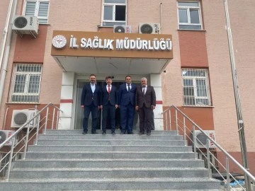 Rektör Karacoşkun ve yardımcıları Şekeroğlu’nu tebrik ettiler