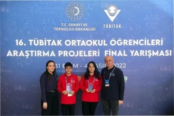 SANKO Okulları öğrencileri TÜBİTAK’ta Türkiye üçüncüsü oldu