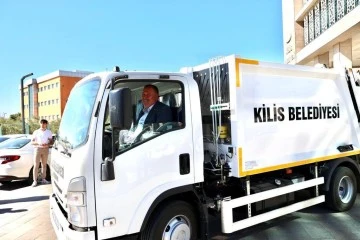 “Temiz Şehir Kilis” kampanyası kapsamında Belediyeye temizlik aracı takviyesi