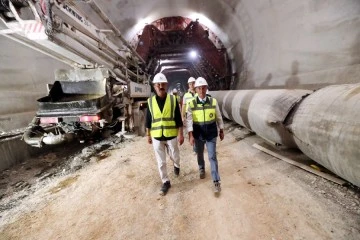 “Tünel çalışmasında 30 bin kamyon hafriyat çıkarıyoruz”