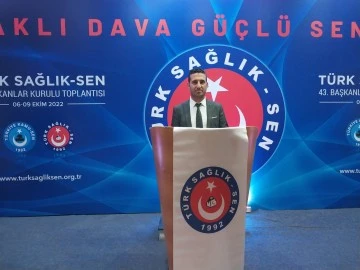 Türk Sağlık-Sen Kilis Şubesi Başkanı Çimen‘’Enflasyon farkı zam değildir, ek zam ve refah payı kaçınılmazdır’’