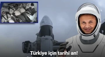 Türkiye’nin ilk astronotu Alper Gezeravcı’nın uzay yolculuğu başladı