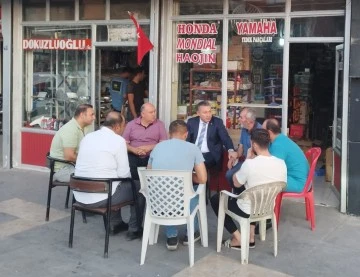 Vali Şahin, demli çay eşliğinde vatandaşlarla samimi sohbet etti