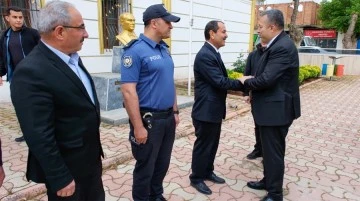 Vali Şahin’den Elbeyli Belediye Başkanı Kördeve'ye nezaket ziyareti