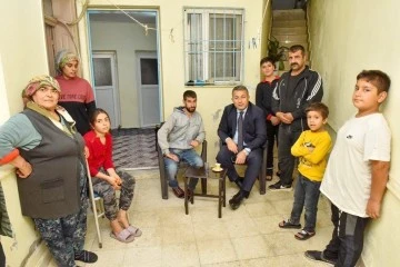 Vali Şahin, Helvacıoğlu Mahallesi’nde ev ziyareti yaptı