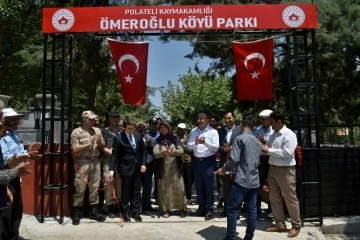 Vali Soytürk, Polateli İlçesinde park açılışına katıldı