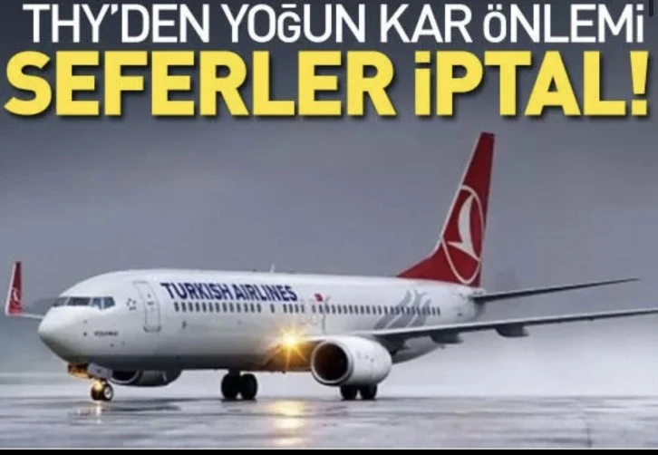 Yağan kar sonrası Gaziantep-İstanbul uçak seferlerinin hangisi iptal edildi?
