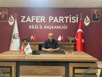 Zafer Partisi Kilis İl Başkanı M.Emin Ertuğrul'un basın açıklaması  